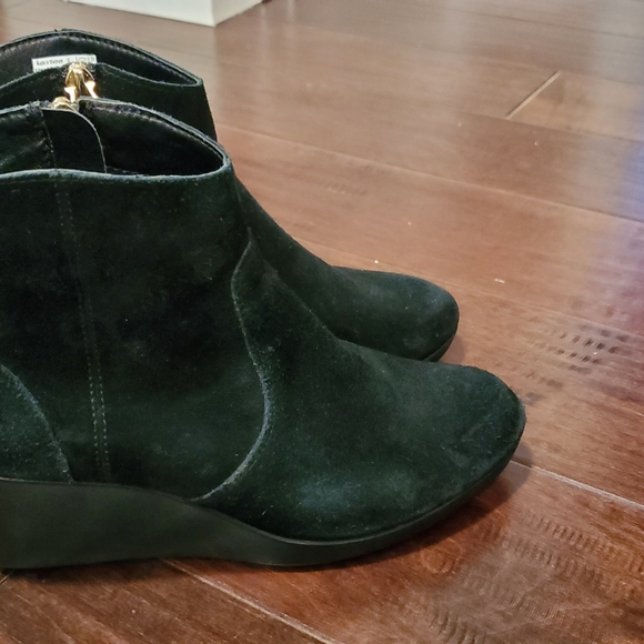 Suede Croc Ankle Boots - Picture 8 of 9